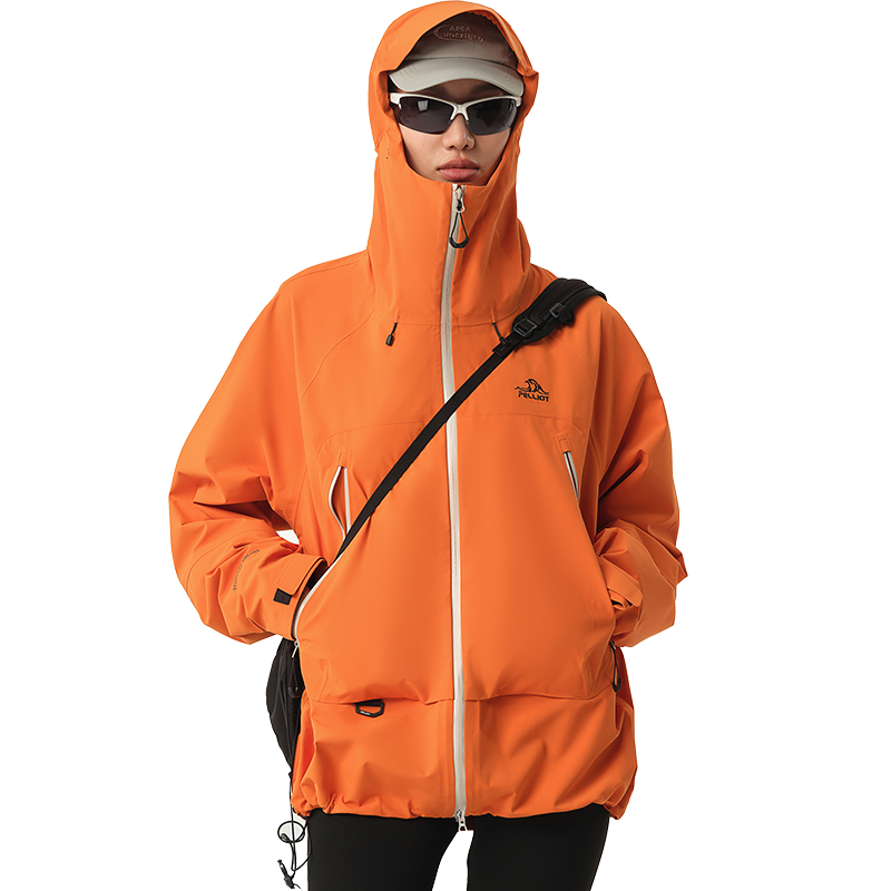New Collection Hardshell Unisex Hiking Climbing Rain Jackets 100% Polyester 10000MM Outdoor 3L Waterproof Jacket Men's Clothing