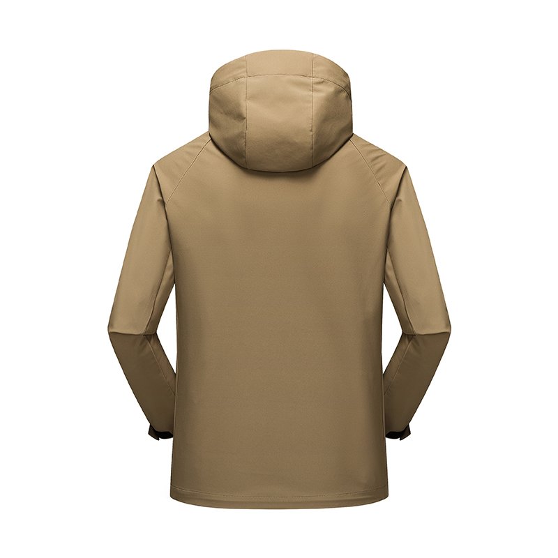 Custom Logo Lightweight Windproof Breathable Mens Jackets Thin Windbreaker Hood Softshell Windstopper Technology Hiking Heating