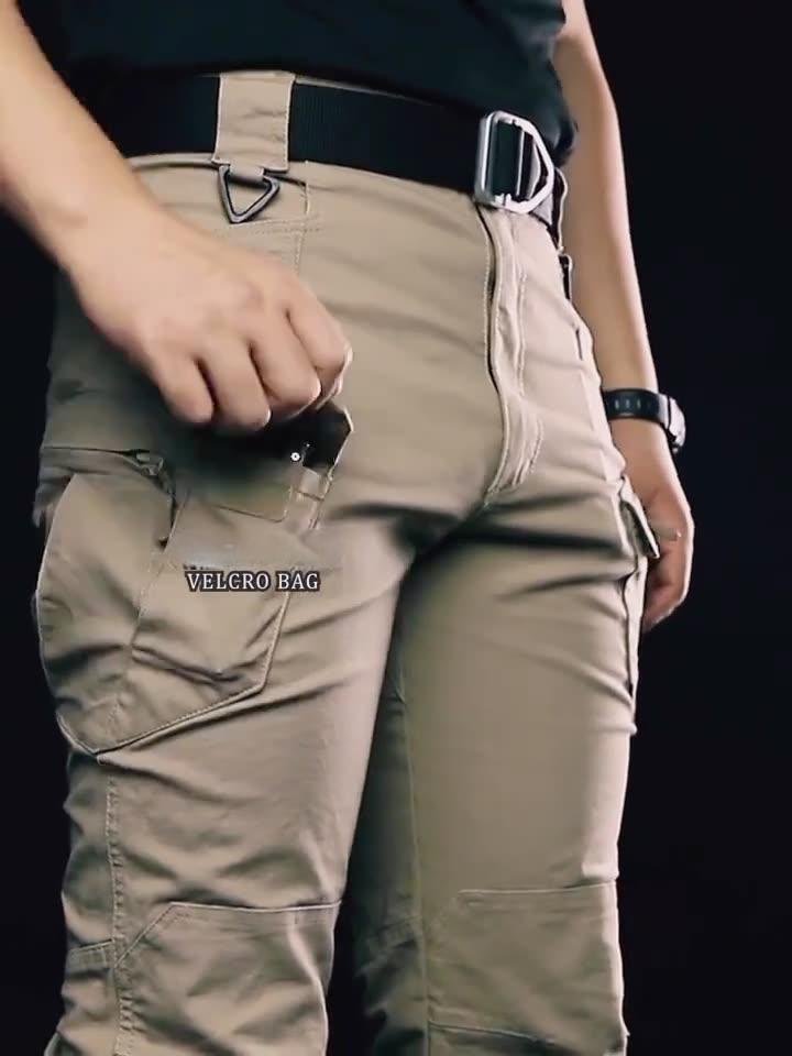 Liu Ming Men's Casual Autumn Fashion Trousers Hot Selling Classic Outdoor Hiking Joggers Pant with Multi-Pocket Cargo Pants