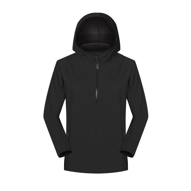 C Clothing Women Windproof Mountaineering Jacket Camping And Hiking Outdoor Pullover Jacket
