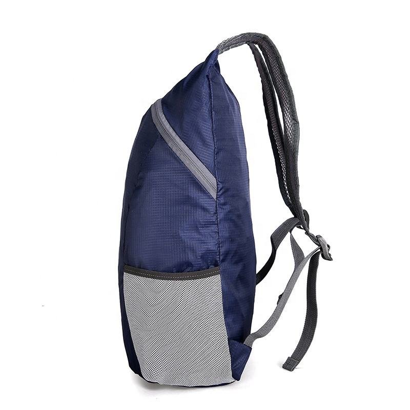 Wholesale Polyester Foldable Backpack for Outdoor Travel Sports Back pack Ultralight Large Capacity Rucksack Waterproof Bagpack