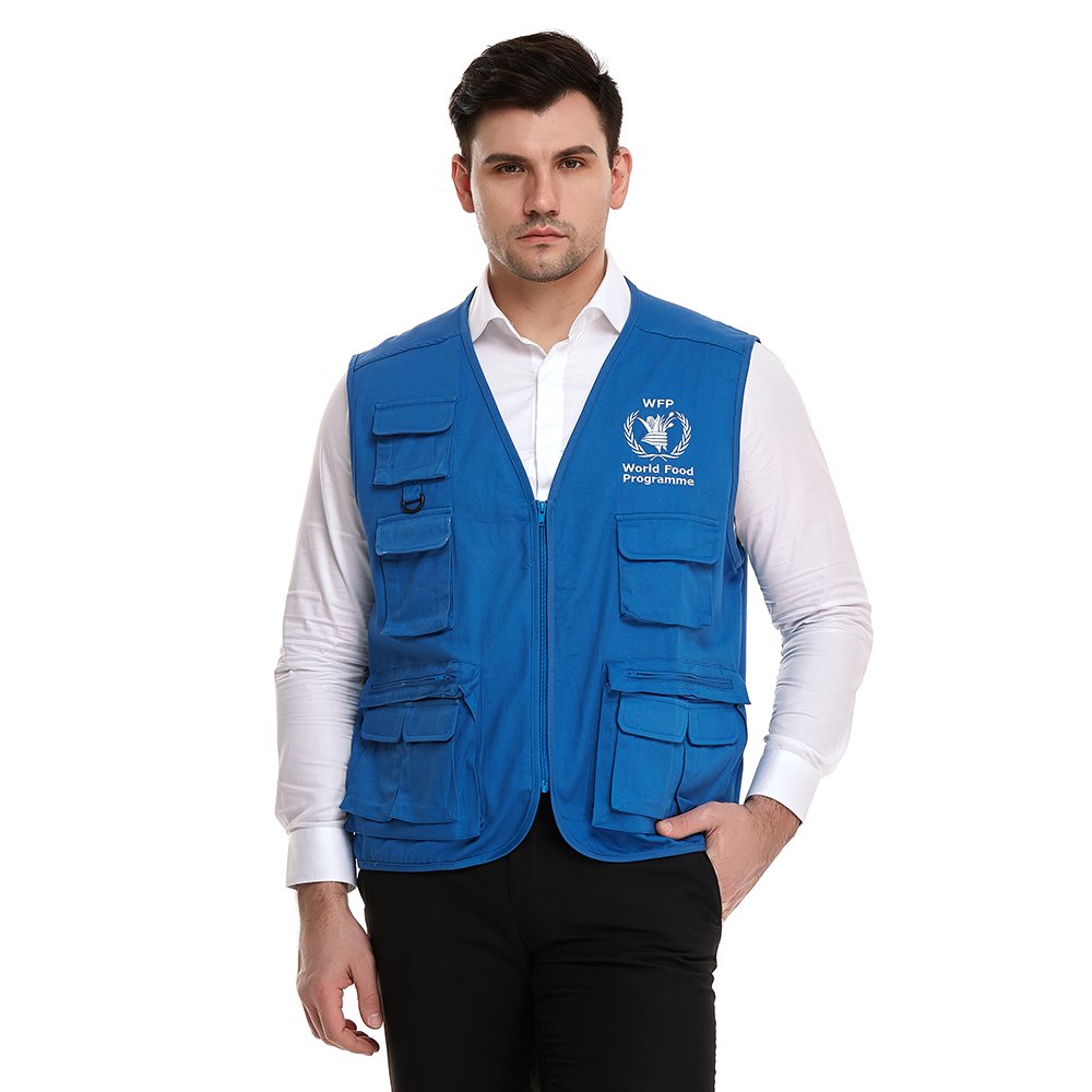 ZX Custom Men's Cargo Fishing Vest Outdoor Work Hiking Safari Travel Photography Hunting Camping Shooting Utility Multi Pockets