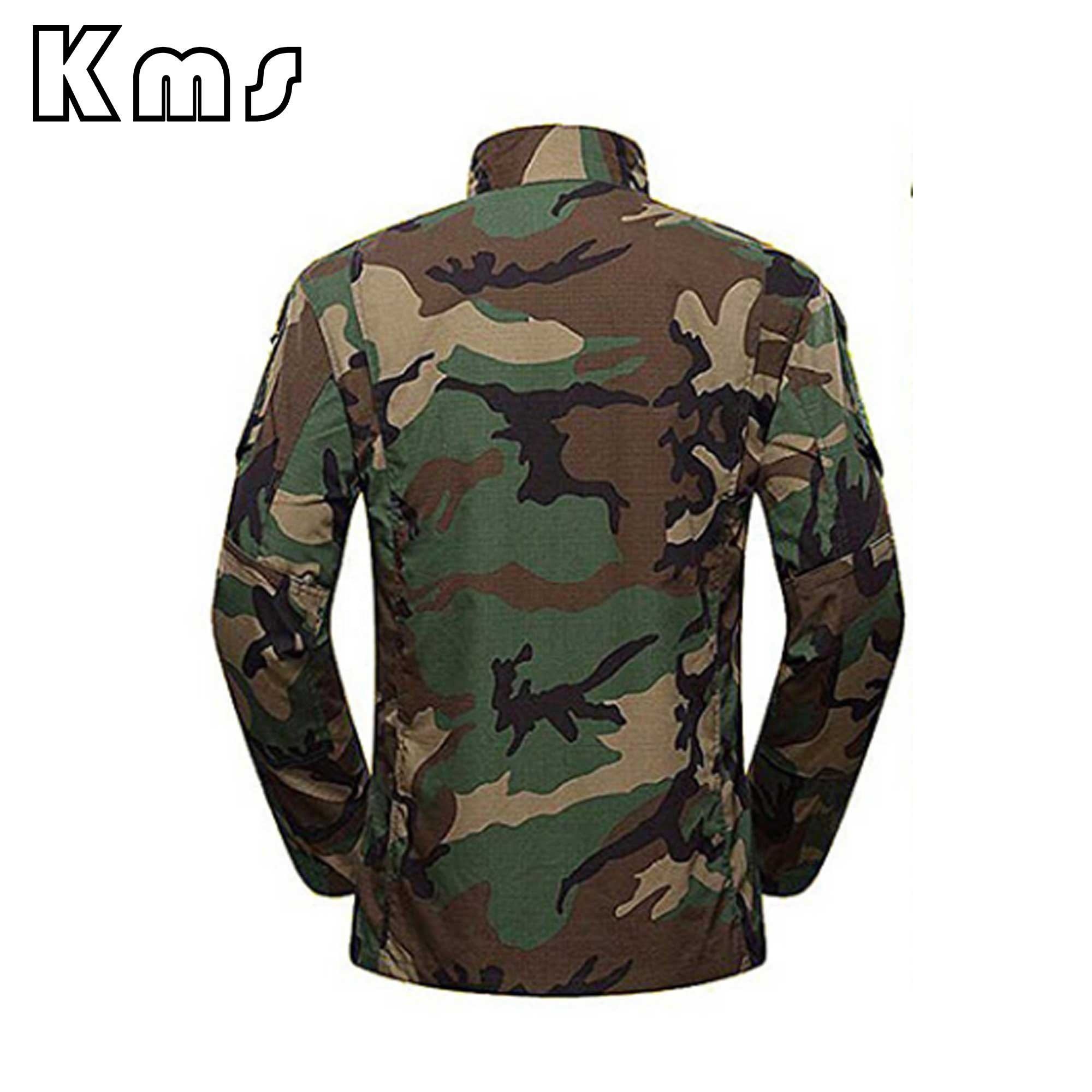 KMS Woodland Camouflage Customized Security Uniform Set Ceremonial Uniform acu Tactical Clothing Jungle Uniform