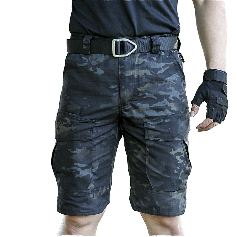 Custom Wholesale Quick Dry Multi Pockets Tactical Outdoor Hiking Pants Summer Casual Cargo Shorts