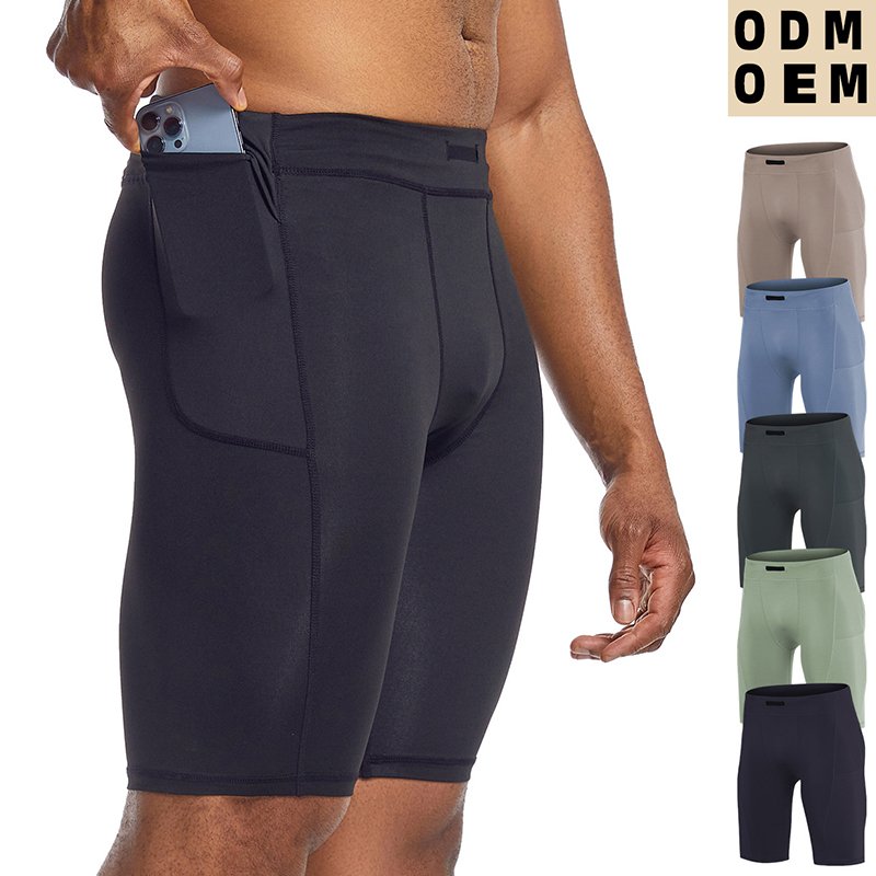 Men Basketball Shorts With Pockets Running Training Tight Men's Sweat Shorts Moisture Wicking Quick Dry Gym Shorts For Men