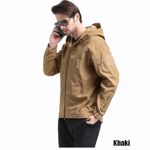 Soft Shell Sharkskin Hiking Clothing Fishing Tactical jacket Tracksuits For Men