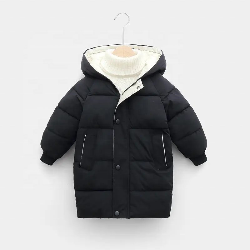 Custom Warm Winter Cotton Coat Boy Girl Waterproof Puffer Jacket Kids Padded Down Jackets Breathable Winter Jacket