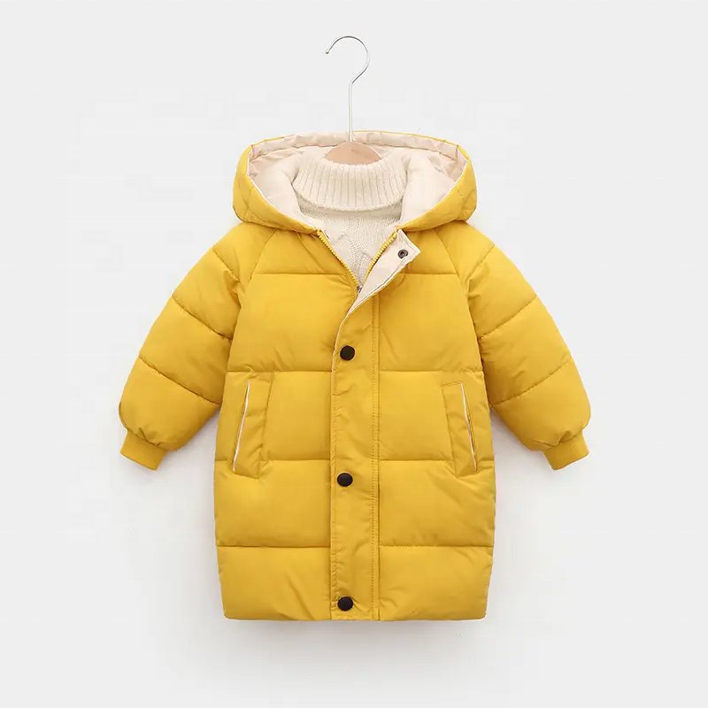 Custom Warm Winter Cotton Coat Boy Girl Waterproof Puffer Jacket Kids Padded Down Jackets Breathable Winter Jacket