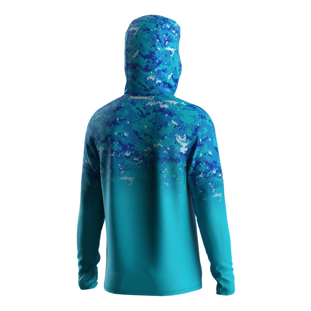 Wholesale Eco-Friendly Sun Protection Fish Fast Dry Colombia Fishing Mens Tail Shirts Fish Mouth Hoodie Canada