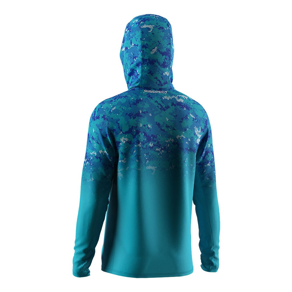 Wholesale Eco-Friendly Sun Protection Fish Fast Dry Colombia Fishing Mens Tail Shirts Fish Mouth Hoodie Canada