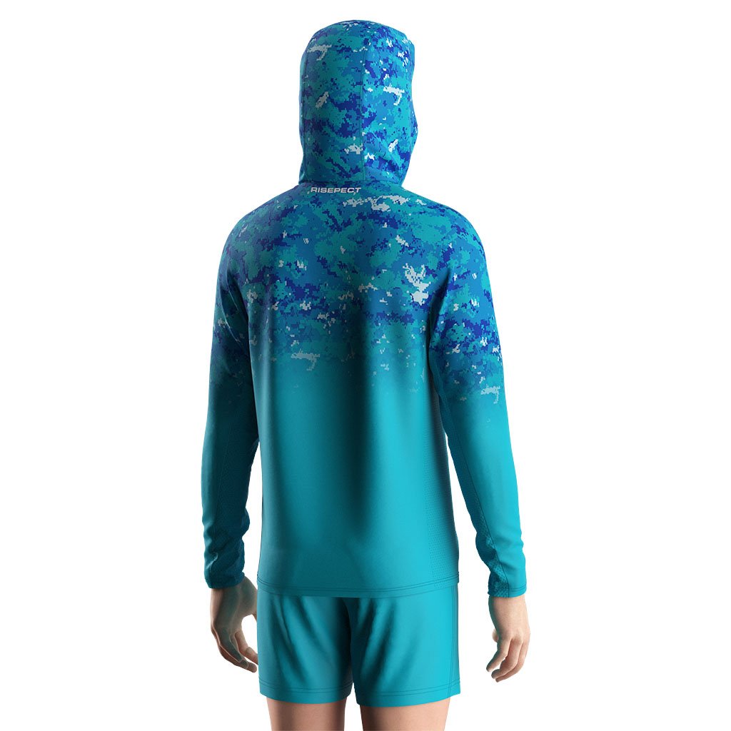 Wholesale Eco-Friendly Sun Protection Fish Fast Dry Colombia Fishing Mens Tail Shirts Fish Mouth Hoodie Canada