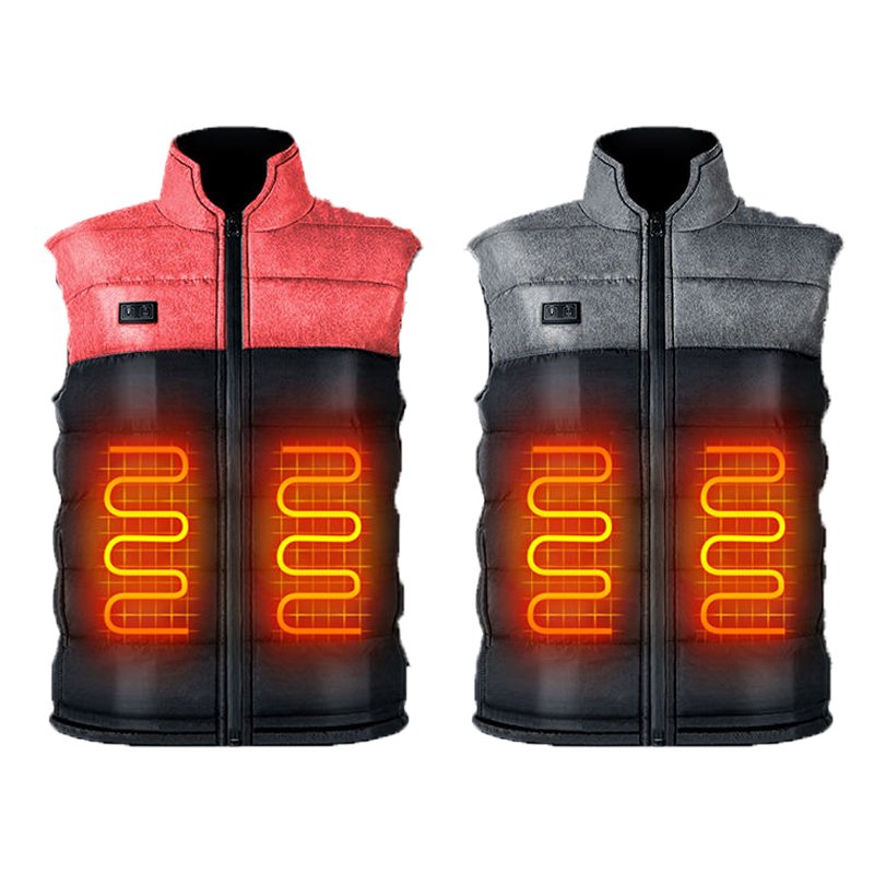Veste Chauffant Men'S Vests Waistcoats Custom Electric Usb Smart Warm Thermal Winter Clothes Heat Vest Jackets With Battery Pack