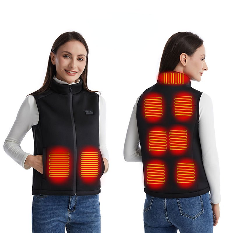 Veste Chauffant Men'S Vests Waistcoats Custom Electric Usb Smart Warm Thermal Winter Clothes Heat Vest Jackets With Battery Pack