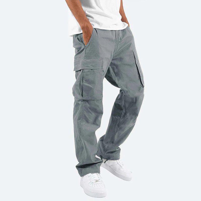 Men's lightweight outdoor hiking multi-functional pocket sweatpants
