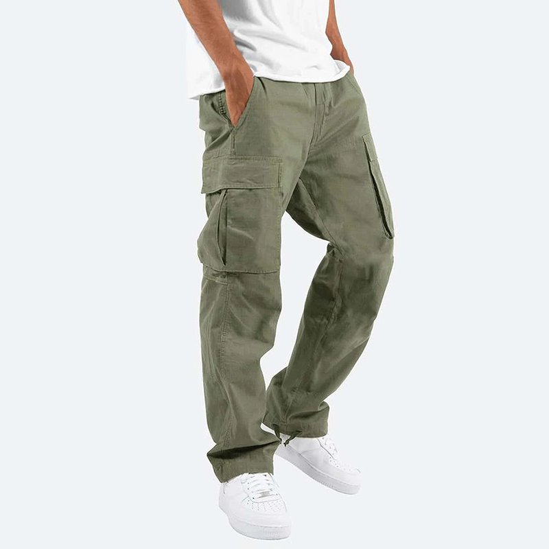 Men's lightweight outdoor hiking multi-functional pocket sweatpants