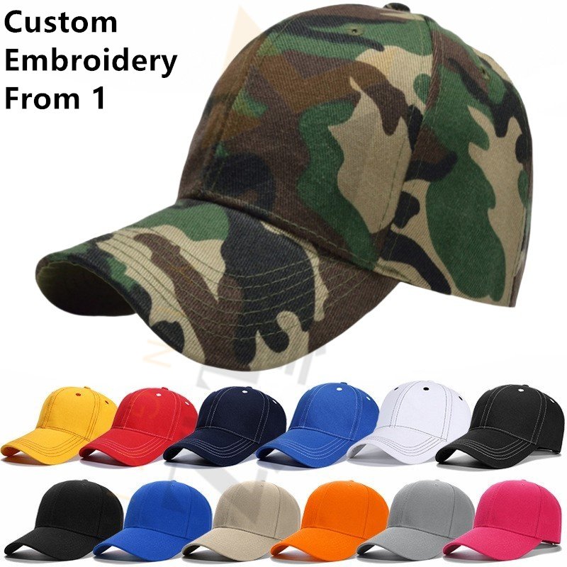 Wholesale Rts New Camouflage Snapbacks 6 Panel Flat Bill Baseball Cap Multi Camo Blank Custom Snapback Cap