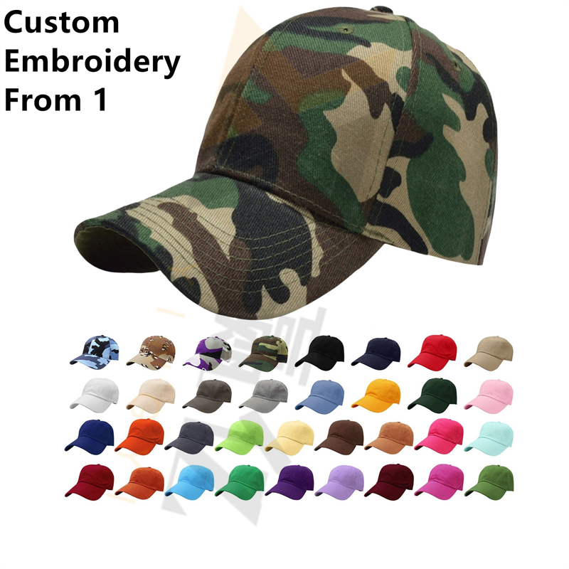 Wholesale Rts New Camouflage Snapbacks 6 Panel Flat Bill Baseball Cap Multi Camo Blank Custom Snapback Cap