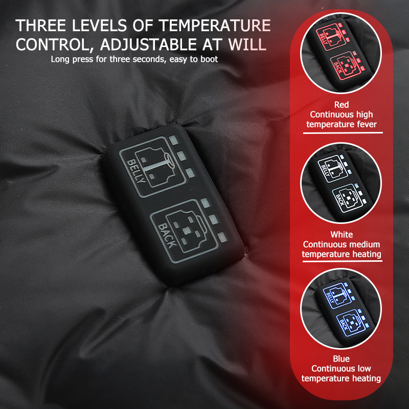 Factory USB Electric Self Heating Jacket Waterproof Lightweight Self Heated Jacket In Stock