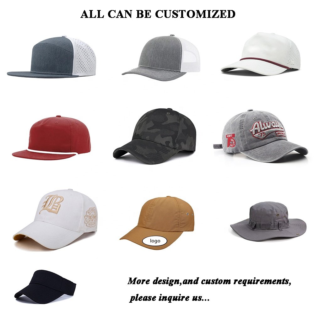 low moq wholesale custom private label camper caps hats classic caps hats for hiking outdoor sports