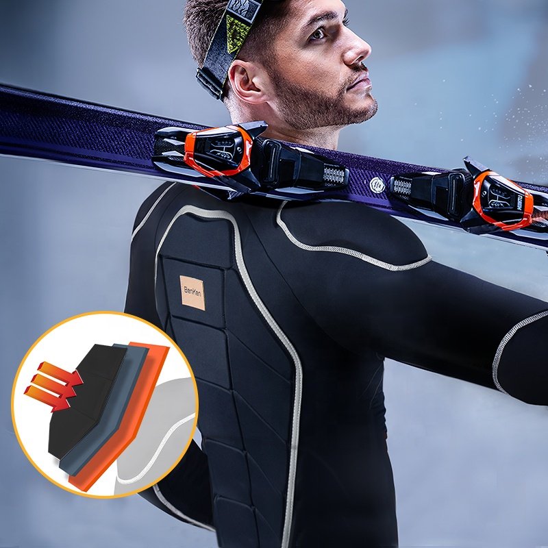 Benken Outdoor Safety Snow Boarding Protection EVA Pad Clothing Skiing Sports Tights Armor Men Ski Protective Gear