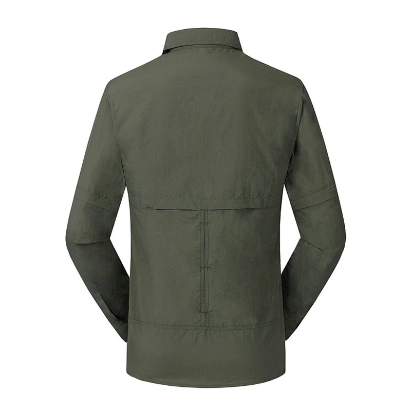 Trekking thin clothing outdoor hiking sun protection quick dry fishing shirts long sleeve for men