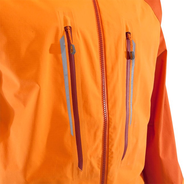CONMR Custom Light Orange Rain Jacket Motorcycle Mens Mountaineer Waterproof Jacket Outdoor Fancy Rain Jacket for Men Waterproof