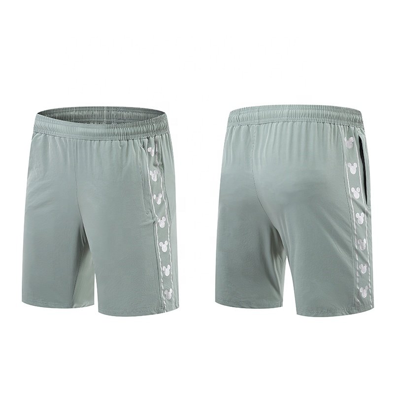 Sports Training Short Men's Gym Workout Fitness Running Shorts for Men Canvas Fabric Woven Compression Shorts Picture Printed