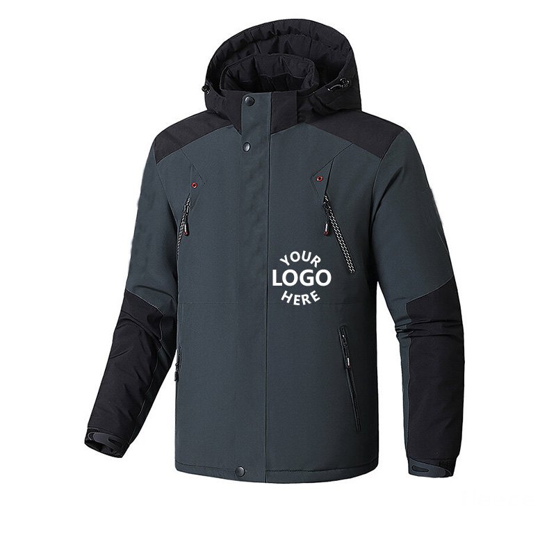 Custom outdoor fleece jackets Windproof Waterproof Windbreaker Softshell coat mens hiking clothing