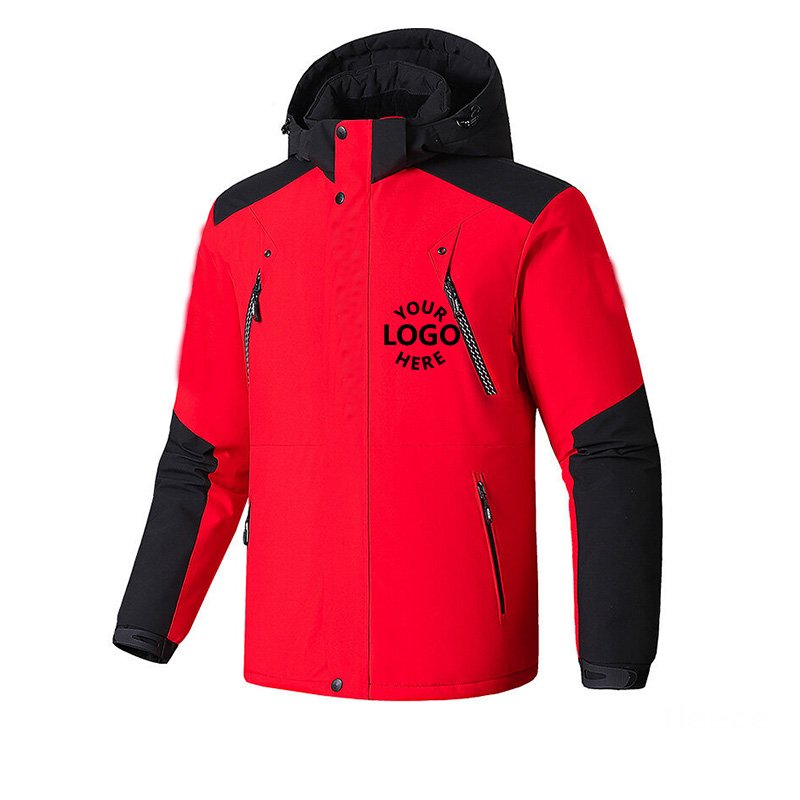 Custom outdoor fleece jackets Windproof Waterproof Windbreaker Softshell coat mens hiking clothing