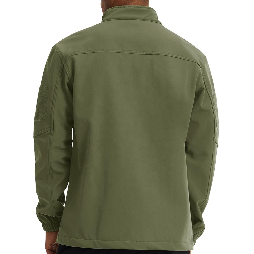 Customizable Men's Wool Softshell Windbreaker High Quality Quick Dry Waterproof Plain Rain Jacket for Winter Outdoor Hiking