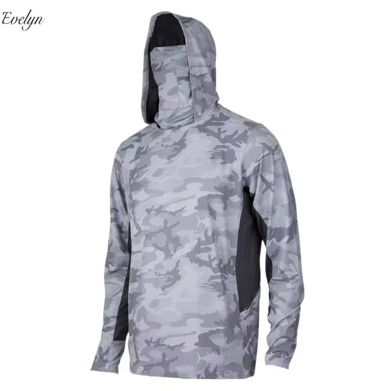 EVELYN OEM ODM UPF50 Fishing Rod Breathable Quick-Drying Fishing Sun Protection Clothing Fishing Suits