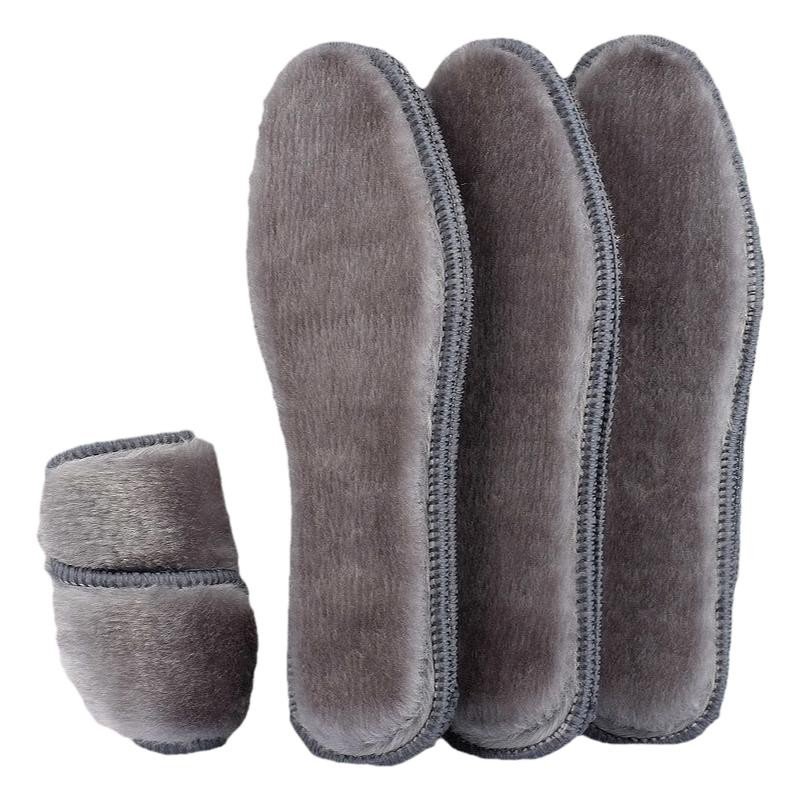 Winter shoe mats with velvet and warm, warm, warm, warm, warm men with stench and gas-proof, comfortable shoe mats