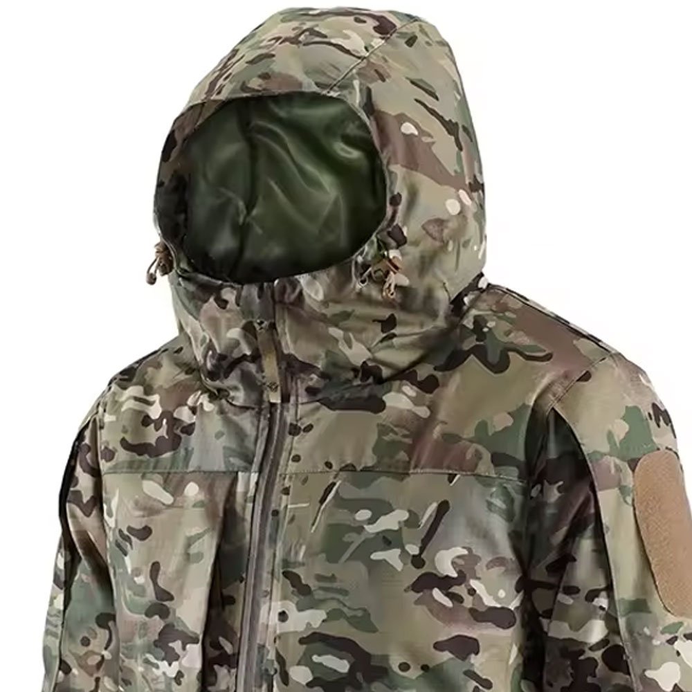 Customized Outdoor Heat Tactical Padded Clothes Jacket Winter Warm Camouflage Plus Size Coat Tactical Jacket