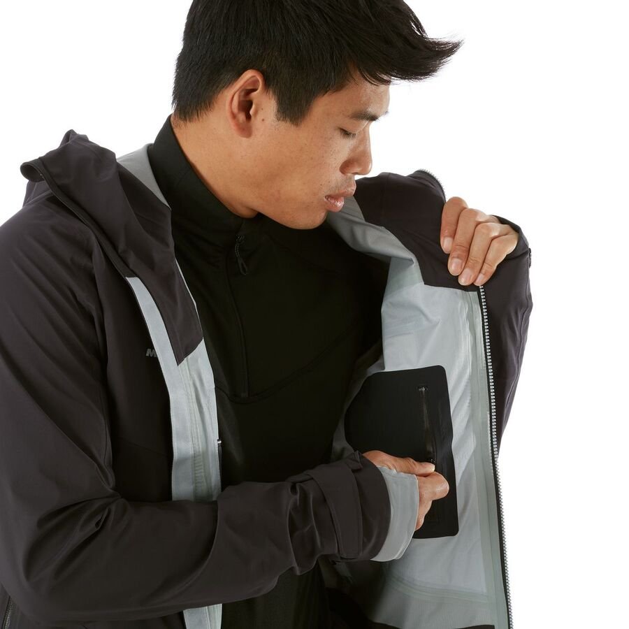 hiking jacket for men Waterproof breathable fashion adjustable hood hard jackets