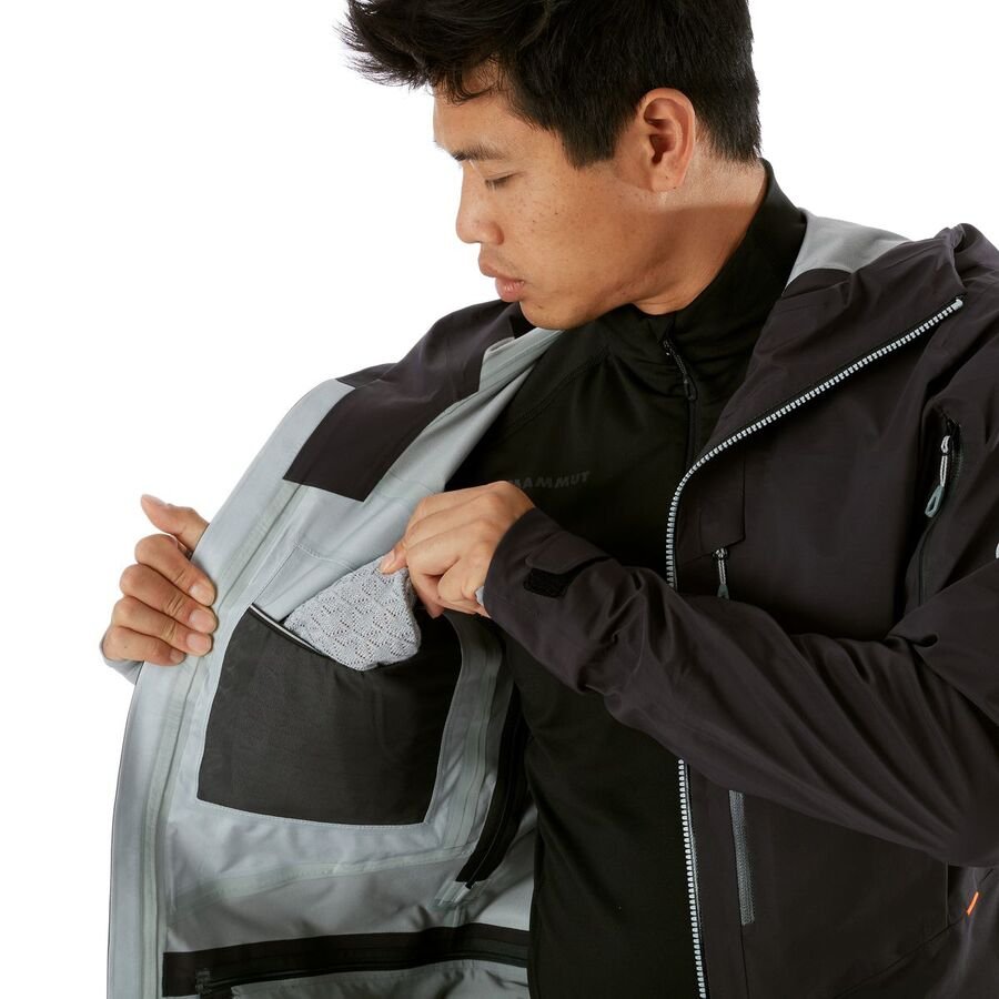 hiking jacket for men Waterproof breathable fashion adjustable hood hard jackets