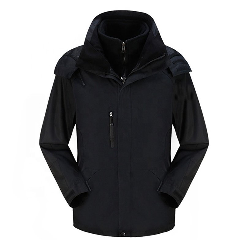 2 in 1 Mountaineering Clothes Waterproof Hiking Outwear Men Outdoor Wear Two Jacket