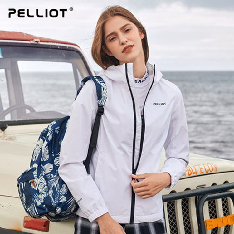 Outdoor sport hiking wear fashion outdoor sports waterproof windbreaker jacket coat for woman