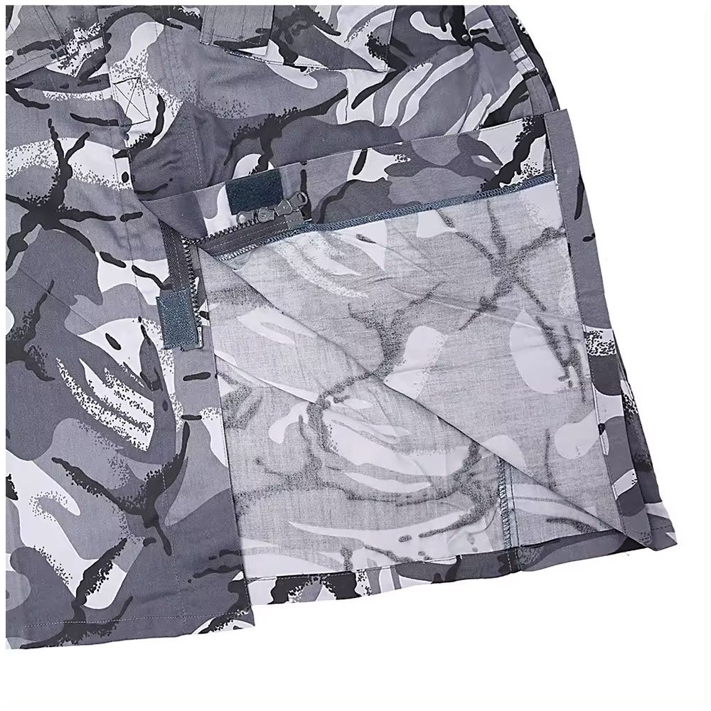 Outdoor breathable tactical camouflage jacket plus wool Winter windproof ski Ride thermal jacket hunting
