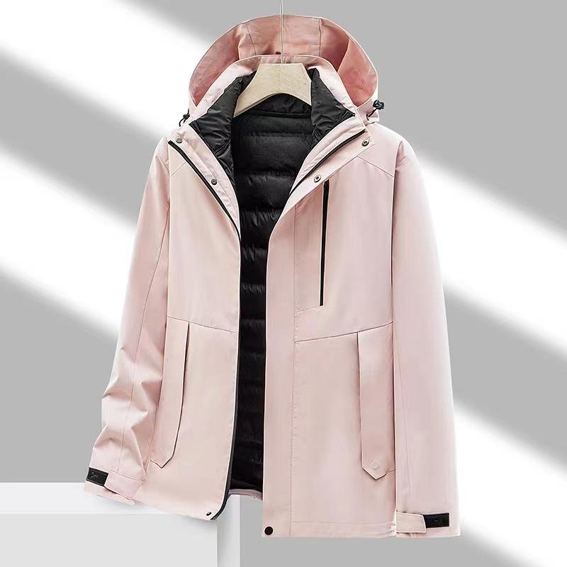 2024 Women's High Quality Waterproof Sports Storm Jacket Casual All-In-One Coat for Winter Hiking Soft and Comfortable