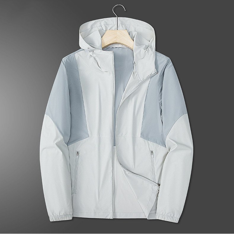 Summer Mens Womens Breathable Ice Silk Sunscreen Clothing Hooded Fishing Shirts Outdoor Long Sleeve UV Protection Jacket