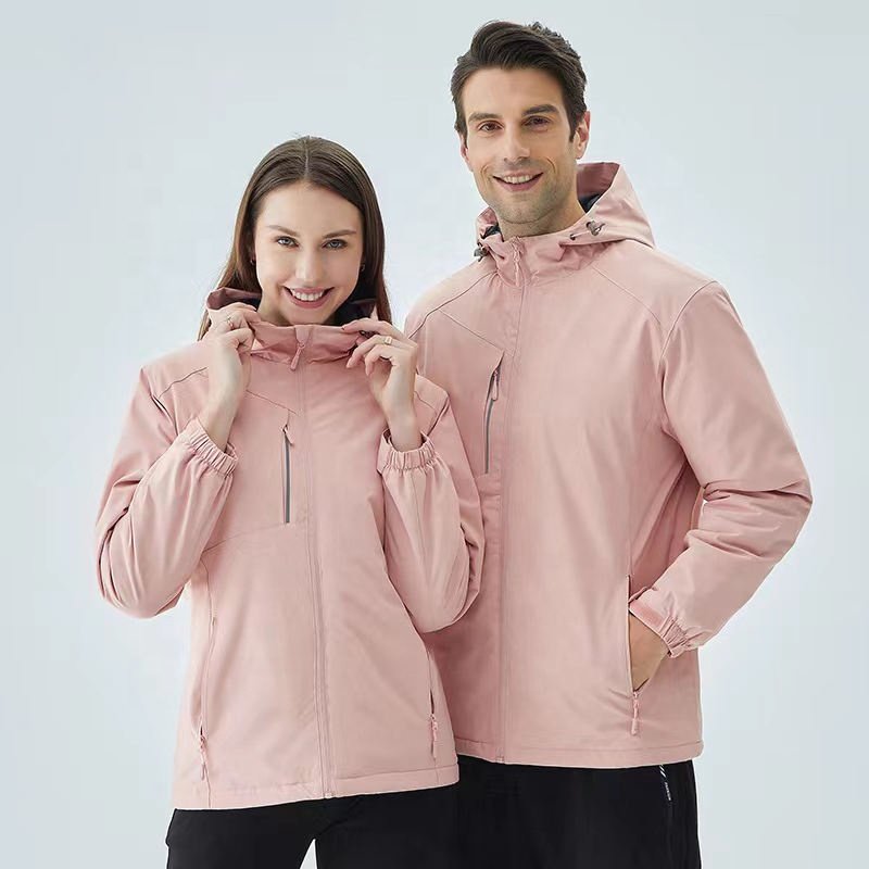 2023 New thick warm solid coat Hiking jacket Wool inside waterproof winter jacket