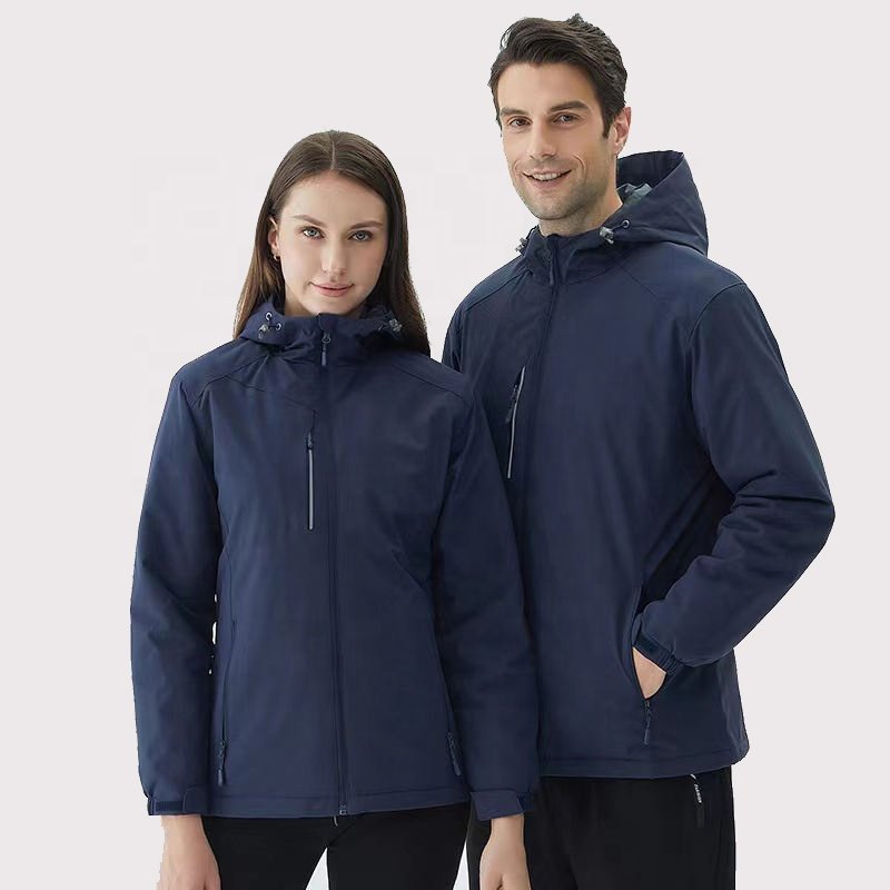 2023 New thick warm solid coat Hiking jacket Wool inside waterproof winter jacket