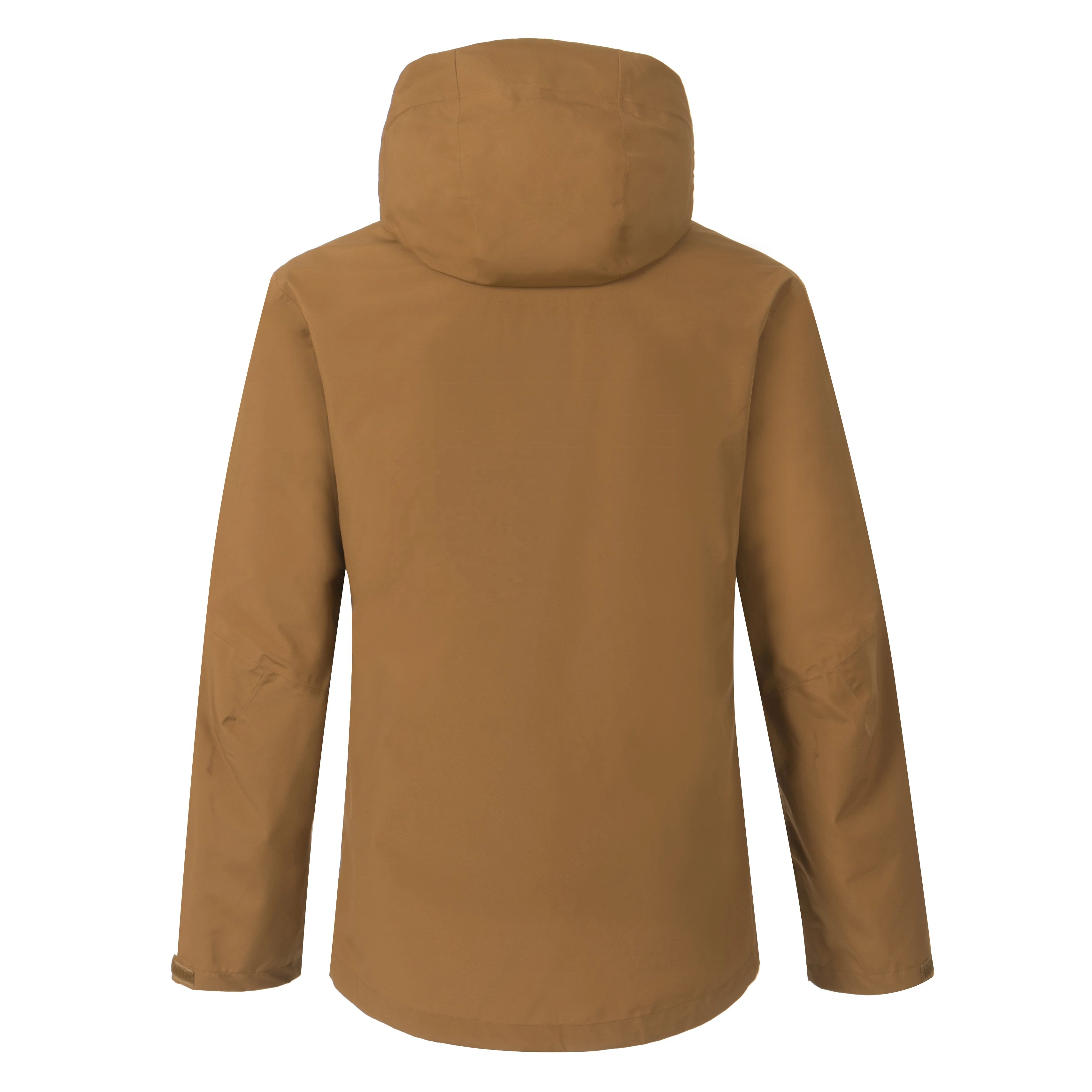 Custom Outdoor Jacket 3 Layer Waterproof Hiking Jacket Breathable Rain Jackets Hooded Windproof Windbreaker for Men and Women