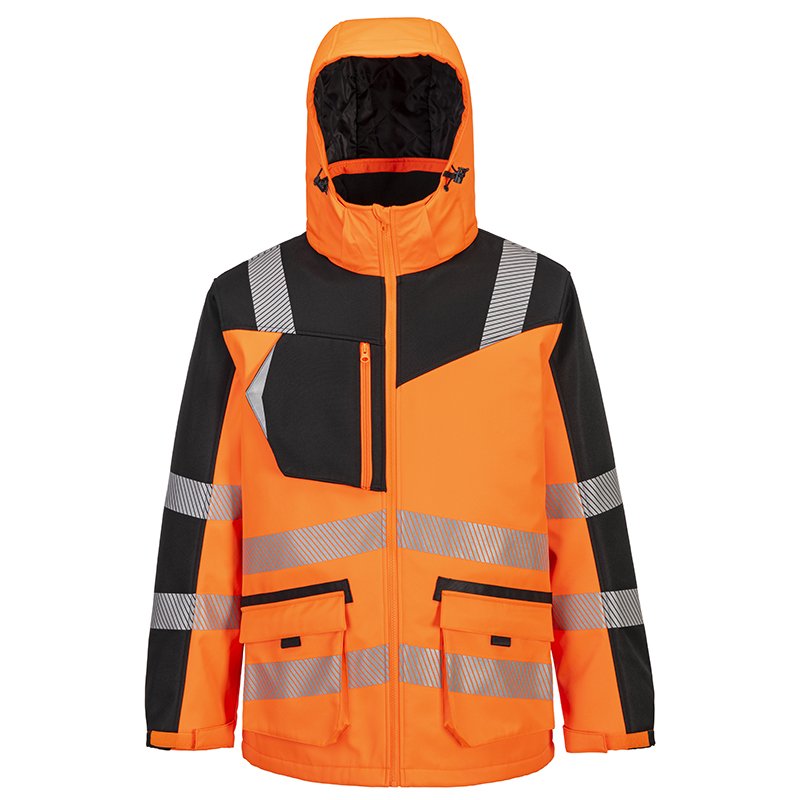 Windbreaker Hiking Clothing Customized Logo Waterproof Pu Jacket with Seamless pocket