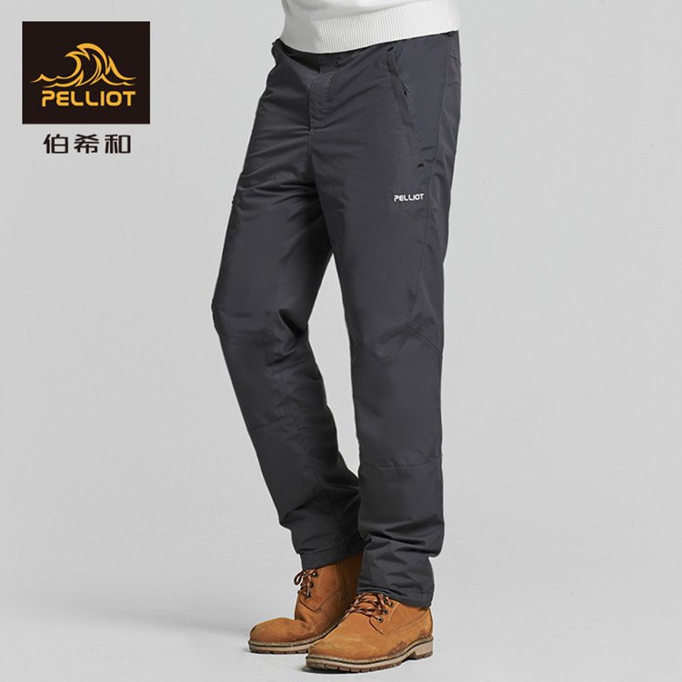 Men's Outdoor Lightweight Waterproof Rib Stop Pants Trousers Hiking Outdoor Pants Sportswear 100% Polyester for Women Standard
