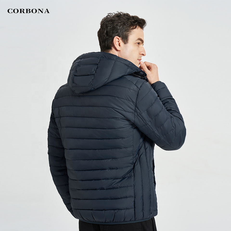 Corbona Autumn Man Winter Jacket Business Casual Lightweight Selected Cotton Outwear Sports Coat Oversize Male Clothing Homme
