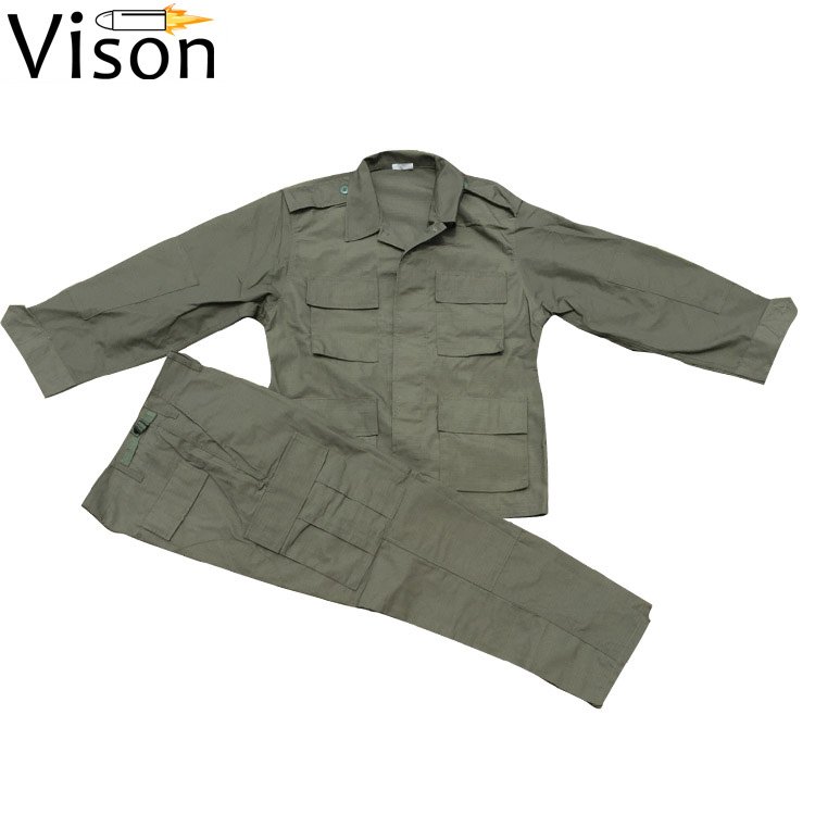 Combat Tactico Green 4 Pockets BDU Suits Men's Tactical clothing Tactical Uniform