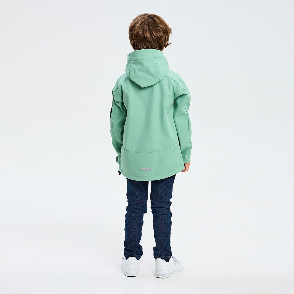 Unisex Children's Outdoor Jackets for Autumn Season Waterproof Windproof Breathable with Zipper Closure for Mountain Climbing
