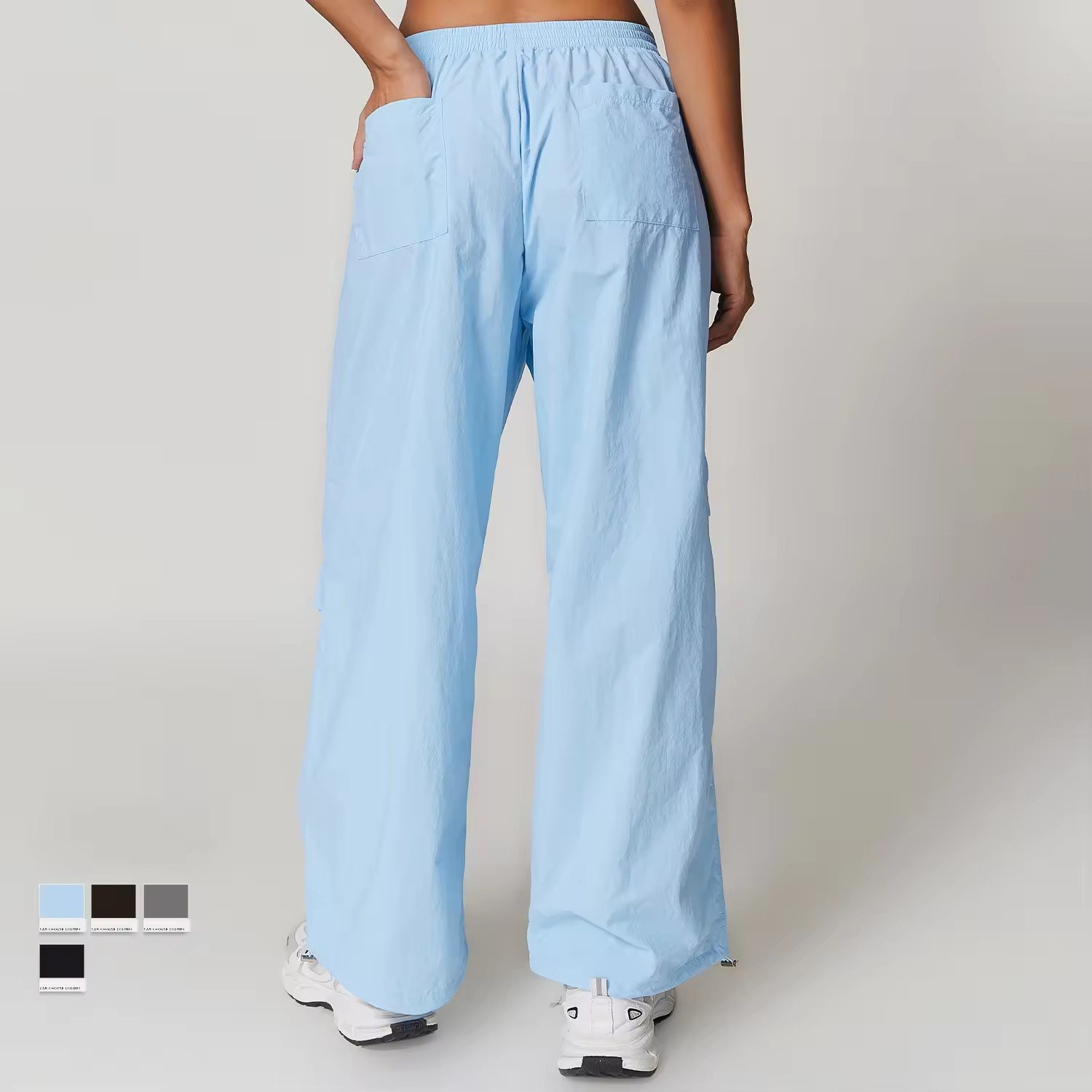 Stretch Cargo Pants Women Baggy Multiple Pockets Quick Dry Hiking Pants Lightweight Waterproof Baggy Joggers