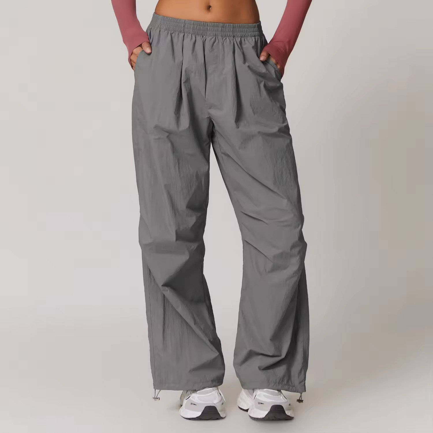 Stretch Cargo Pants Women Baggy Multiple Pockets Quick Dry Hiking Pants Lightweight Waterproof Baggy Joggers